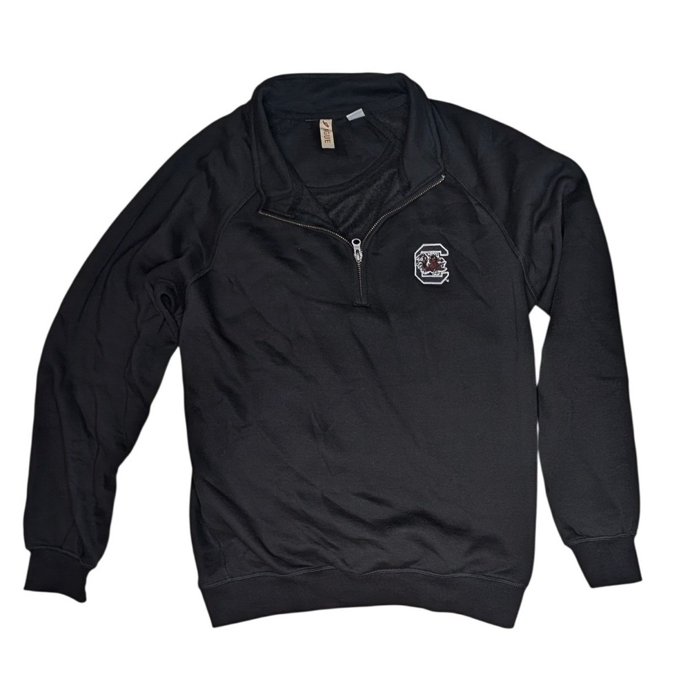 League 91 Pullover Mens Medium Black South Carolina Gamecocks 1/4 Zip Sweatshirt